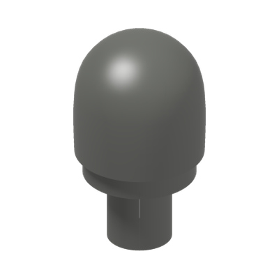 GLOBE W. 3.2 STICK · Dark Stone Grey (réf. BrickLink Dark Bluish Gray)