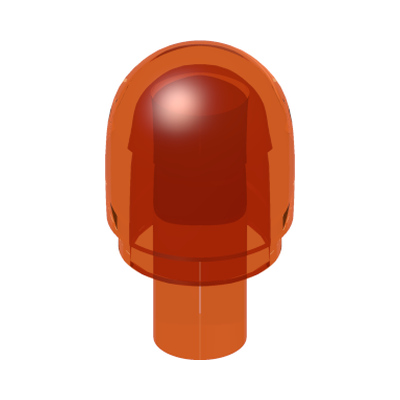 GLOBE W. 3.2 STICK · Tr. Bright Orange (réf. BrickLink Trans-Orange)