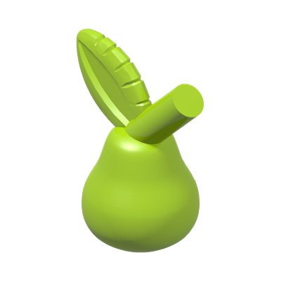 Pear · Réf. BrickLink 5822 · Bright Yellowish Green (réf. BrickLink Lime)