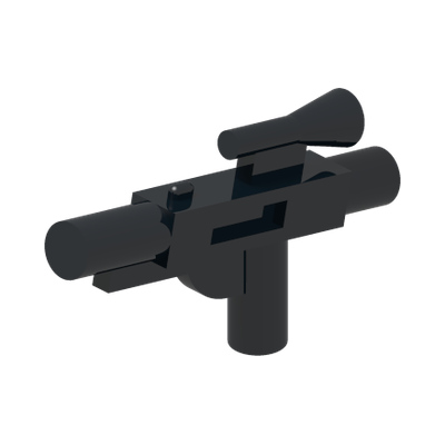 Minifigure, Weapon Gun, Blaster SW Standard · LEGO 4498713 (réf. BrickLink 58247) · Couleur BrickLink : Black