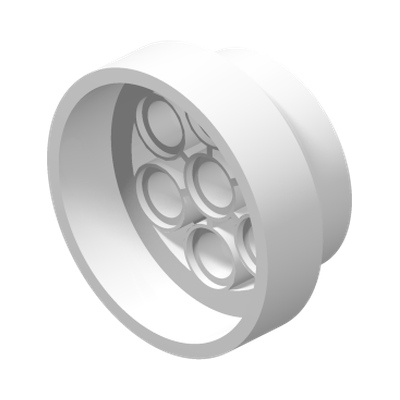 Wheel 31mm D. x 15mm Technic · LEGO 4512751 (réf. BrickLink 60208) · Couleur BrickLink : White