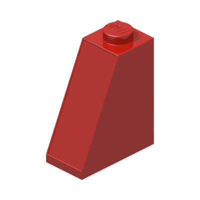 ROOF TILE 2X1X2 · Bright Red (réf. BrickLink Red)