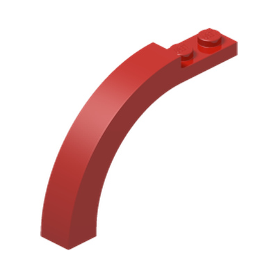 BRICK 1X1X3 1/3, W/ ARCH · Bright Red (réf. BrickLink Red)