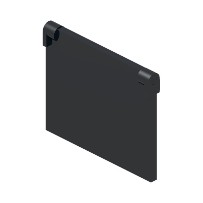 GLASS FOR FRAME 1X4X3 · LEGO 6514144 (réf. BrickLink 60603) · Black (réf. BrickLink Black)