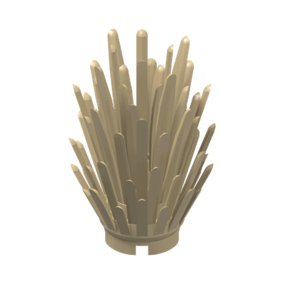 Plant, Bush 2 x 2 x 4 · LEGO 6138081 (réf. BrickLink 6064) · Couleur BrickLink : Tan