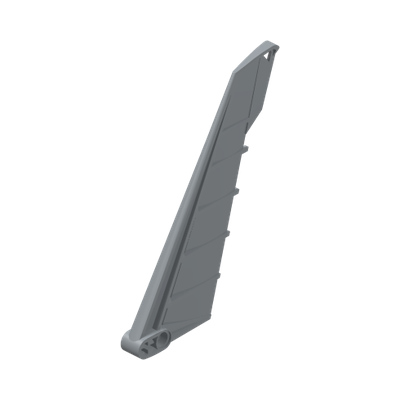 Bionicle Wing Large · LEGO 4518511 (réf. BrickLink 60935) · Couleur BrickLink : Pearl Light Gray