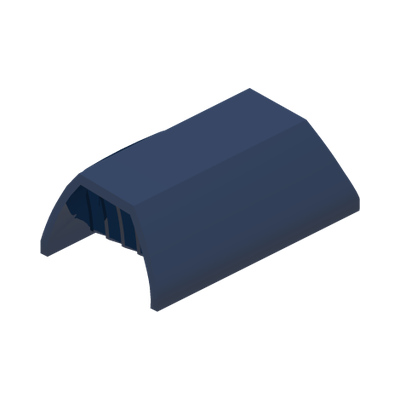 Technic, Panel Engine Block Half / Side Intake · LEGO 6127030 (réf. BrickLink 61069) · Couleur BrickLink : Dark Blue