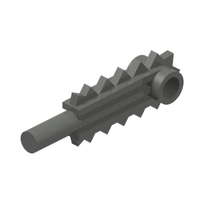 ICE SAW · LEGO 6166069 (réf. BrickLink 6117) · Dark Stone Grey (réf. BrickLink Dark Bluish Gray)