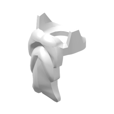 Minifigure Beard · LEGO 613201 (réf. BrickLink 6132) · Couleur BrickLink : White