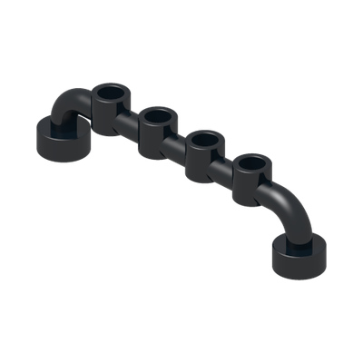 HANGER 1X6 · Black (réf. BrickLink Black)
