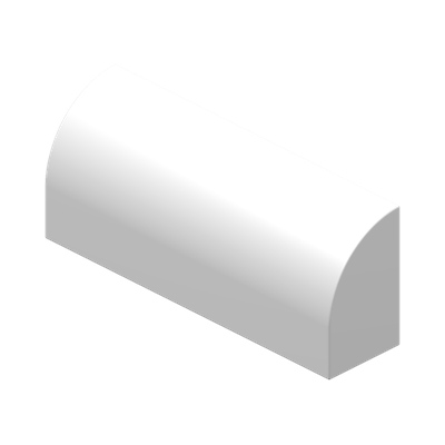 BRICK 1X4X1 1/3 · LEGO 6294284 (réf. BrickLink 6191) · White (réf. BrickLink White)