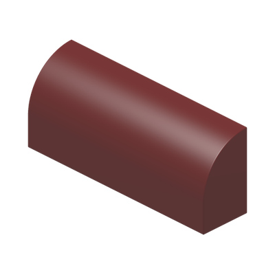 BRICK 1X4X1 1/3 · New Dark Red (réf. BrickLink Dark Red)
