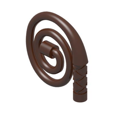 WHIP · LEGO 6401395 (réf. BrickLink 61975) · Reddish Brown (réf. BrickLink Reddish Brown)