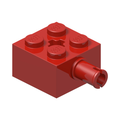 BRICK 2X2 W. SNAP AND CROSS · Multicombination 1 (réf. BrickLink Red)