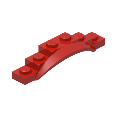 SCREEN 1X6X1 W. EDGE · Bright Red (réf. BrickLink Red)