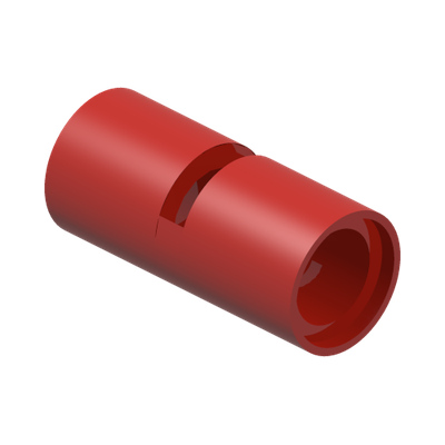 TUBE, W/ DOUBLE 4.85 HOLE · Bright Red (réf. BrickLink Red)