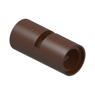 TUBE, W/ DOUBLE 4.85 HOLE · Reddish Brown (réf. BrickLink Reddish Brown)