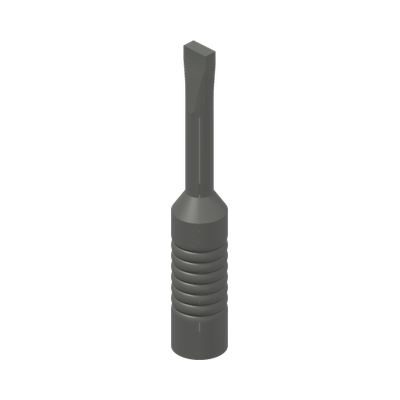 Minifigure, Utensil Tool Screwdriver - Narrow Head - 6-Rib Handle · Réf. BrickLink 6246a · Couleur BrickLink : Dark Bluish Gray