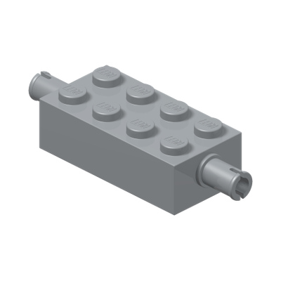 BEARING ELEMENT 2X4 W.D. SNAP · Multicombination 2 (réf. BrickLink Light Bluish Gray)