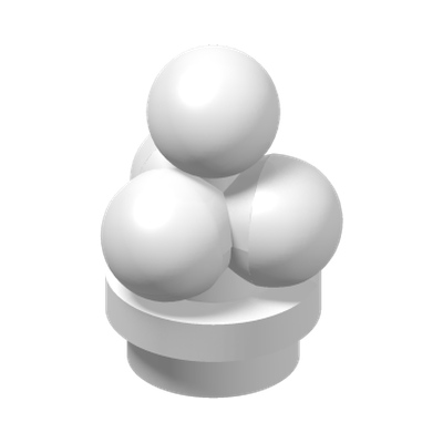 ICE CREAM · LEGO 6458475 (réf. BrickLink 6254) · White (réf. BrickLink White)