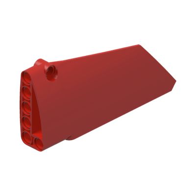 LEFT PANEL 5X11 · LEGO 6334498 (réf. BrickLink 64392) · Bright Red (réf. BrickLink Red)