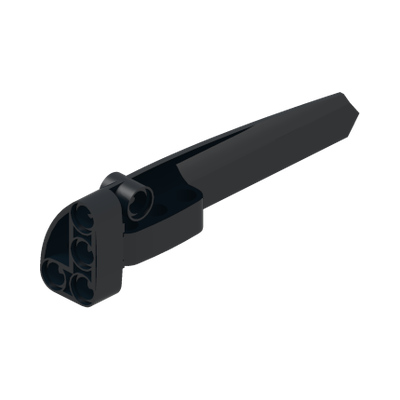 RIGHT PANEL 3X11 · LEGO 4558731 (réf. BrickLink 64393) · Black (réf. BrickLink Black)