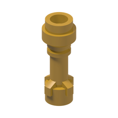 LIGHT SWORD SHAFT · Warm Gold (réf. BrickLink Pearl Gold)