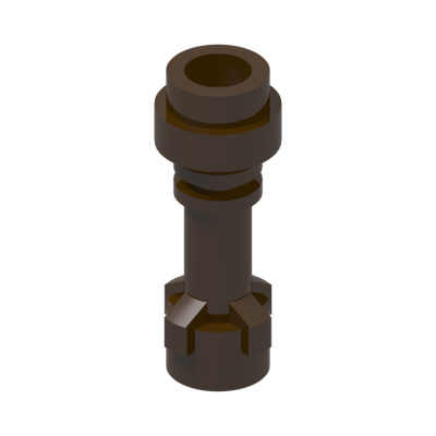 LIGHT SWORD SHAFT · Dark Brown (réf. BrickLink Dark Brown)