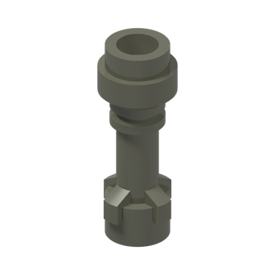 Minifigure, Weapon Lightsaber Hilt Straight · Couleur BrickLink : Pearl Dark Gray