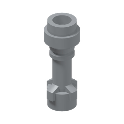 LIGHT SWORD SHAFT · Medium Stone Grey (réf. BrickLink Light Bluish Gray)