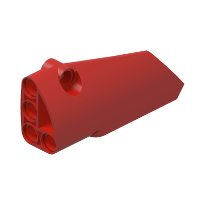 LEFT PANEL 3X7 · LEGO 4540801 (réf. BrickLink 64683) · Bright Red (réf. BrickLink Red)