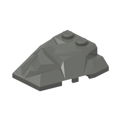 Wedge 4 x 4 Fractured Polygon Top · LEGO 6172134 (réf. BrickLink 64867) · Couleur BrickLink : Dark Bluish Gray