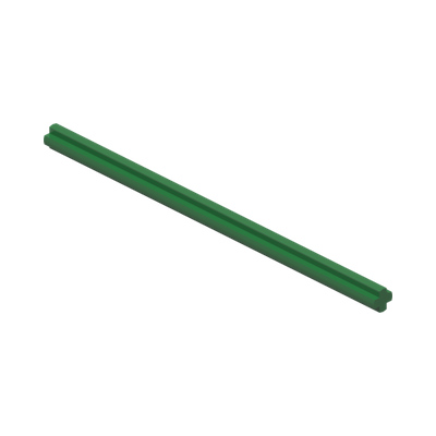 Duplo Technic Axle 8L · Réf. BrickLink 6521 · Dark Green (réf. BrickLink Green)