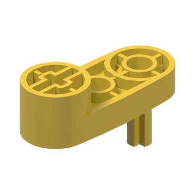 Duplo Technic Crank Handle · Réf. BrickLink 6526 · Couleur BrickLink : Yellow