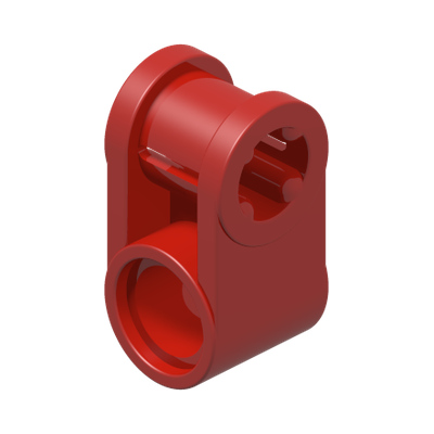 CROSS BLOCK 90° · Bright Red (réf. BrickLink Red)