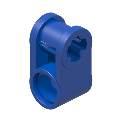 CROSS BLOCK 90° · Bright Blue (réf. BrickLink Blue)