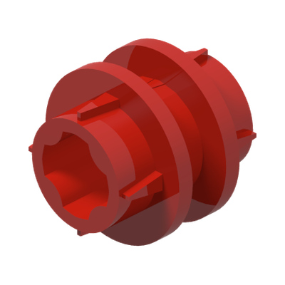 Technic Driving Ring 2L with 4 Teeth · LEGO 4278957 (réf. BrickLink 6539) · Couleur BrickLink : Red