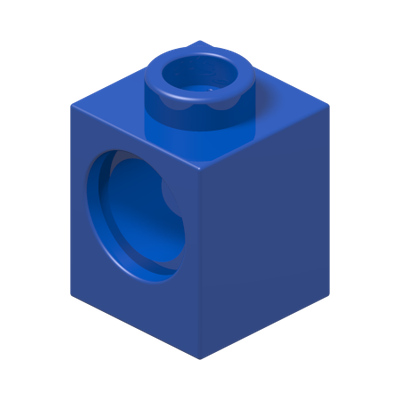 TECHNIC BRICK 1X1 · Bright Blue (réf. BrickLink Blue)