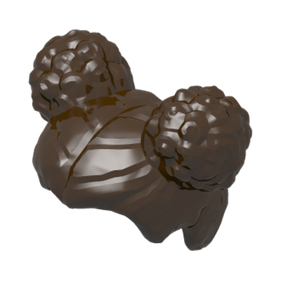MINI WIG, NO. 279 · LEGO 6333518 (réf. BrickLink 65579) · Dark Brown (réf. BrickLink Dark Brown)