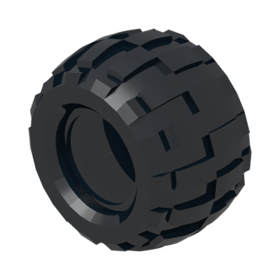 Tire 43.2 x 28 S Balloon Small · LEGO 657926 (réf. BrickLink 6579) · Couleur BrickLink : Black