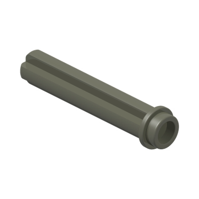 Technic, Axle  3L with Stud · LEGO 4113884 (réf. BrickLink 6587) · Couleur BrickLink : Dark Gray
