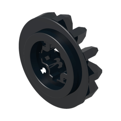 Technic, Gear 12 Tooth Bevel · Couleur BrickLink : Black