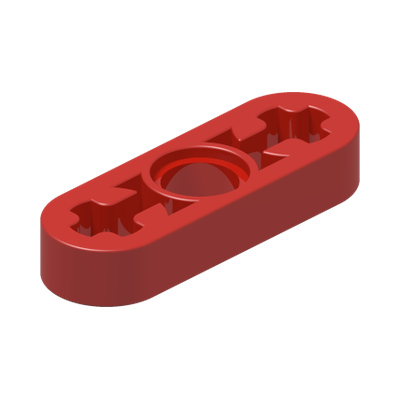 TECHNIC LEVER 3M · Bright Red (réf. BrickLink Red)