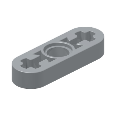 TECHNIC LEVER 3M · Medium Stone Grey (réf. BrickLink Light Bluish Gray)