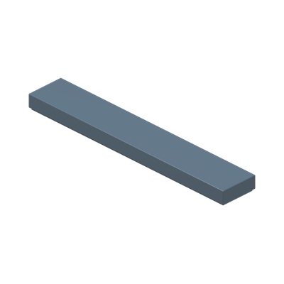 FLAT TILE 1X6 · Sand Blue (réf. BrickLink Sand Blue)