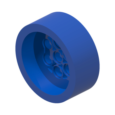 Wheel 41mm D. x 15mm Technic · Réf. BrickLink 68327 · Bright Blue (réf. BrickLink Blue)