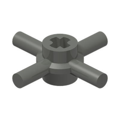 3.2 SHAFT ELEMENT W/ CROSS HOLE · LEGO 6316692 (réf. BrickLink 68888) · Dark Stone Grey (réf. BrickLink Dark Bluish Gray)