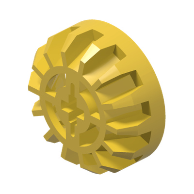 ANGLED GEAR Z14 F. DIFF. 3M,NO. 1 · LEGO 6391161 (réf. BrickLink 69762) · Bright Yellow (réf. BrickLink Yellow)