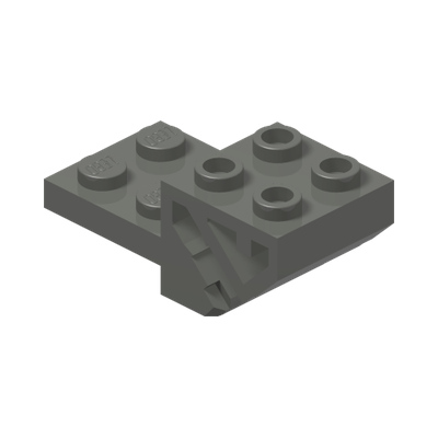 Vehicle, Base 2 x 4 with Suspension · LEGO 6325271 (réf. BrickLink 69963) · Couleur BrickLink : Dark Bluish Gray