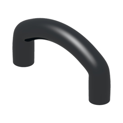 Bar Curved with Angled Ends 1L · Réf. BrickLink 7052 · Couleur BrickLink : Black